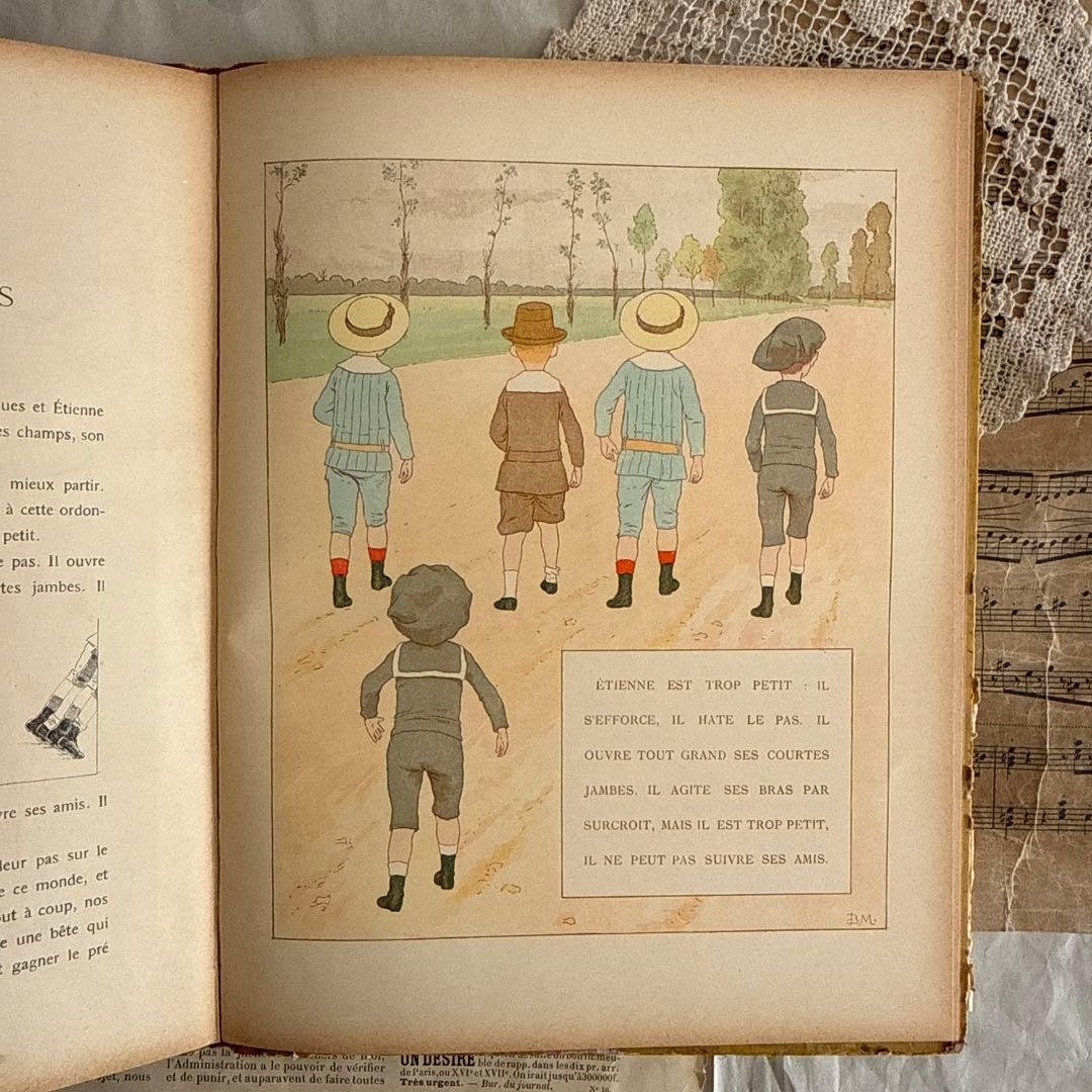 【SALE】可愛いアンティーク絵本モンベルMONVEL洋書ジャンクジャーナル古書
